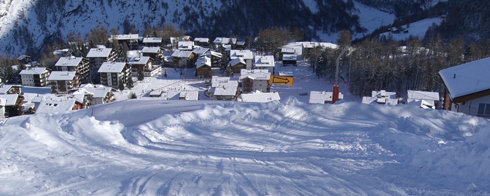 Slitta verso Saas Fee